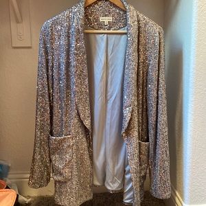 Sequin blazer